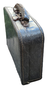 İLKOKUL CANTASI KARTON VİNLEKS KAPLAMA LACİVERT RENK TASIMA KULP METAL ACMA KAPAMA