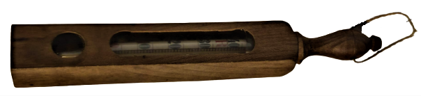 OSMANLI AHŞAP KASADA CAM ASİT SERTLİK VE ISI ÖLCEN GENELDE SABUN YAPIMINDA KULLANILAN SABUNCU DERECESİ  TERMOMETRESİ