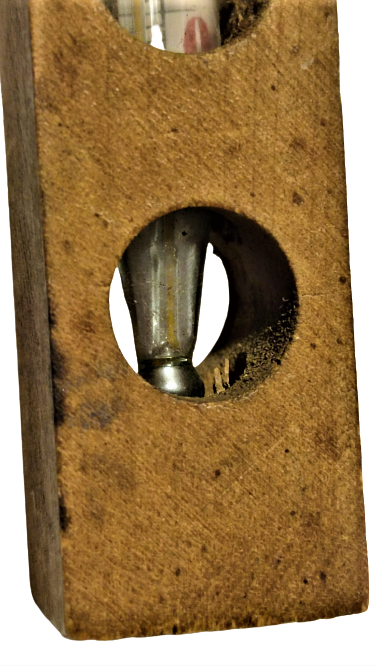 OSMANLI AHŞAP KASADA CAM ASİT SERTLİK VE ISI ÖLCEN GENELDE SABUN YAPIMINDA KULLANILAN SABUNCU DERECESİ  TERMOMETRESİ