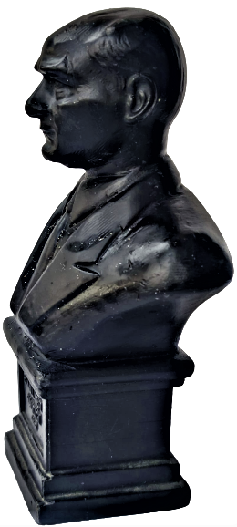  EMNİYET SANDIĞI 1868 METAL  ATATÜRK BÜST KUMBARA EMNİYET SANDIĞININ  MUFDİLERE HEDİYE OLARAK VERDİGİ KUMBARA