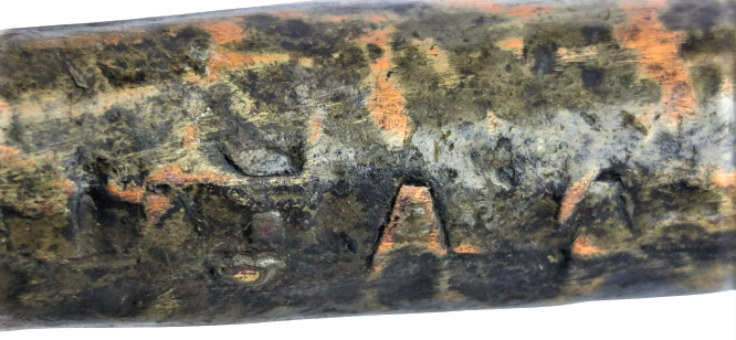 OSMANLI BAKIR SAPLI TAS PEKMEZ SIRA SIVI GIDALAR YAPIMINDA KULLANILAM GECME EL YAPIM DOGME BAKIR