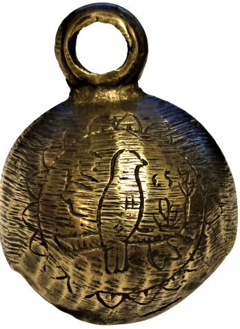 OSMANLI BRONZ ÜZERİ UCUCU SAHİN KUŞU EL İLE İŞLENMİŞ CAN GENELDE GELDİGİ BELLİ OLMASI İCİN ŞAHİN KUŞLARA  TAKILAN