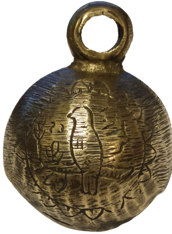 OSMANLI BRONZ ÜZERİ UCUCU SAHİN KUŞU EL İLE İŞLENMİŞ CAN GENELDE GELDİGİ BELLİ OLMASI İCİN ŞAHİN KUŞLARA  TAKILAN