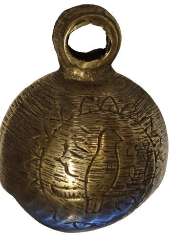 OSMANLI BRONZ ÜZERİ UCUCU SAHİN KUŞU EL İLE İŞLENMİŞ CAN GENELDE GELDİGİ BELLİ OLMASI İCİN ŞAHİN KUŞLARA  TAKILAN