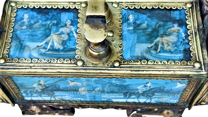 1950 AHŞAP ÜZERİ SARI PİRİNC AYAKKABI BOYACISI  SANDIGI KUNDURA CİLALAMA BOYACI SANDIK 16 CAM ŞİŞE GÖZLU KİLİTLİ BOZUK PARA KUMBARA CEKMECELİ