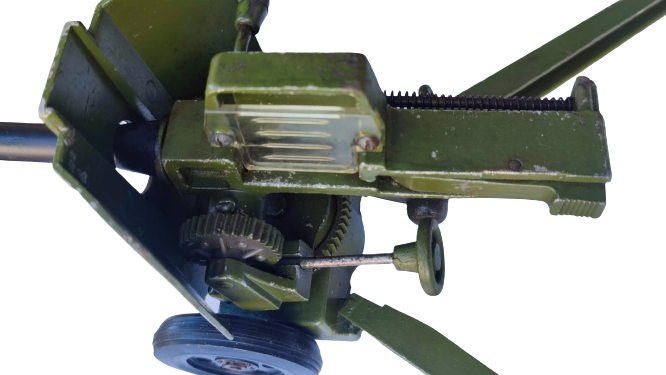 SSCB ESKİ RUS TOP ARABASI TEKERLEKLİ NAMLU ASAGI YUKARI VE SAGA SOLA HAREKETLİ OYNAR TOP KURMALI TETİKLİ MEKANİK MERMİ ATAR SAVAŞ TOPU 