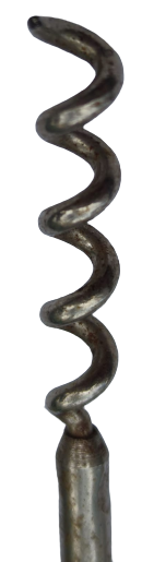 1950 AHŞAP SAPLI YEŞİL RENKDE CELİK UCLU BURGULU TİRBUŞON  ŞİŞE MANTAR AGACAGI