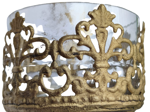 1900 KİLİSE İŞİ ZARFLI TEK ŞARAP KADEHİ 