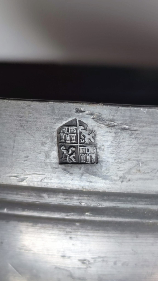 1960 REIN ZİNN ZİN ETAIN İTALYAN CİFT KAİDELİ CİFT SÜTUNLU ŞAMDAN ÜRÜNLER DAMGALIDIR