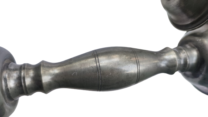 1960 REIN ZİNN ZİN ETAIN İTALYAN CİFT KAİDELİ CİFT SÜTUNLU ŞAMDAN ÜRÜNLER DAMGALIDIR