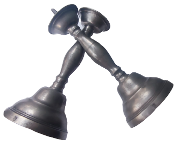 1960 REIN ZİNN ZİN ETAIN İTALYAN CİFT KAİDELİ CİFT SÜTUNLU ŞAMDAN ÜRÜNLER DAMGALIDIR