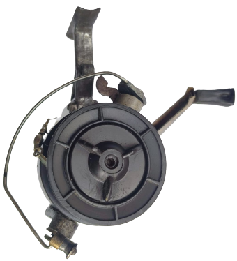 1960 SSCB RUS METAL OTOMATİK OLTA BALIK  TUTMA TAKIMI SORUNSUZ EKSİKSİZ