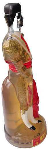 1960 EMBOTELLADO POR BODEGAS GARCES SANGRIA  İSPANYAOL BOGA GÜŞEŞCİSİ MATADÖR  İCİ DOLU CAM ŞİŞE 