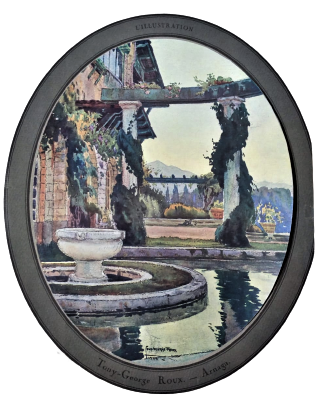 1924 TONY GEORGE ROUX ARNAGA TYPO GRAVURE ILLUSTRATION KOLEKSİYON BASKISI