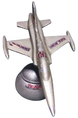 TURK HAVA KURUMU EF 16 JET KADEME METAL DÖKÜM MAKET JET ALT CİFT KAİDELİ