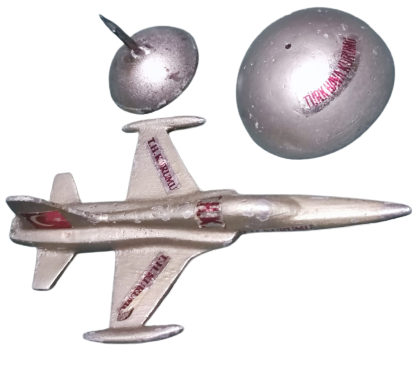 TURK HAVA KURUMU EF 16 JET KADEME METAL DÖKÜM MAKET JET ALT CİFT KAİDELİ