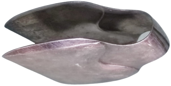 ERCUIS PASTA KEK BÖREK SERVİS MAŞASI 136842 SERİAL NO  DAMGALI MUHURLU GÜMÜŞ KAPLAMA AVUC İÇİ MAŞA