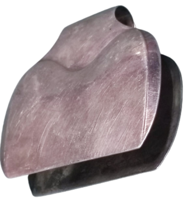 ERCUIS PASTA KEK BÖREK SERVİS MAŞASI 136842 SERİAL NO  DAMGALI MUHURLU GÜMÜŞ KAPLAMA AVUC İÇİ MAŞA