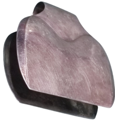 ERCUIS PASTA KEK BÖREK SERVİS MAŞASI 136842 SERİAL NO  DAMGALI MUHURLU GÜMÜŞ KAPLAMA AVUC İÇİ MAŞA