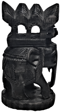 1950 TAPINAKLARA GİDERKEN DOLAŞIRKEN  VARLIKLI KİŞİLERİN KULLANDIGI TAHTIREVAN LI FİL  BİBLOSU TİK AGACINDAN EL OYMA