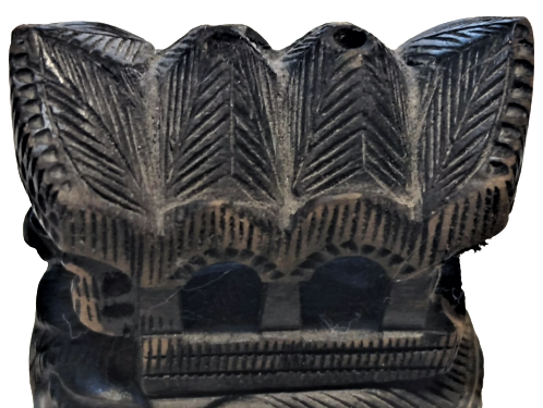 1950 TAPINAKLARA GİDERKEN DOLAŞIRKEN  VARLIKLI KİŞİLERİN KULLANDIGI TAHTIREVAN LI FİL  BİBLOSU TİK AGACINDAN EL OYMA