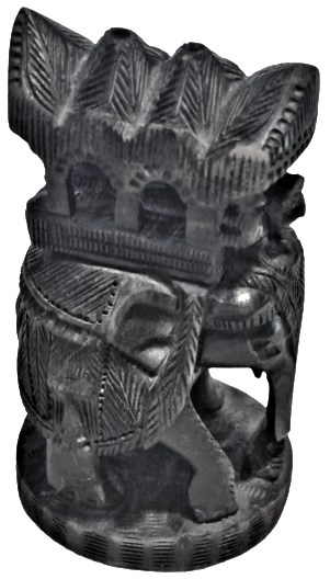 1950 TAPINAKLARA GİDERKEN DOLAŞIRKEN  VARLIKLI KİŞİLERİN KULLANDIGI TAHTIREVAN LI FİL  BİBLOSU TİK AGACINDAN EL OYMA