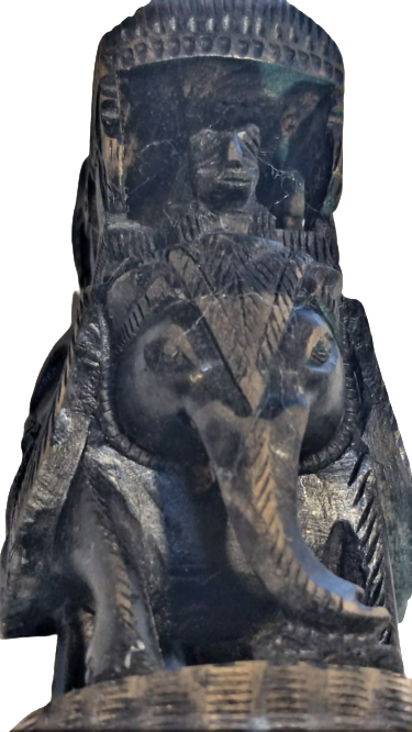 1950 TAPINAKLARA GİDERKEN DOLAŞIRKEN  VARLIKLI KİŞİLERİN KULLANDIGI TAHTIREVAN LI FİL  BİBLOSU TİK AGACINDAN EL OYMA