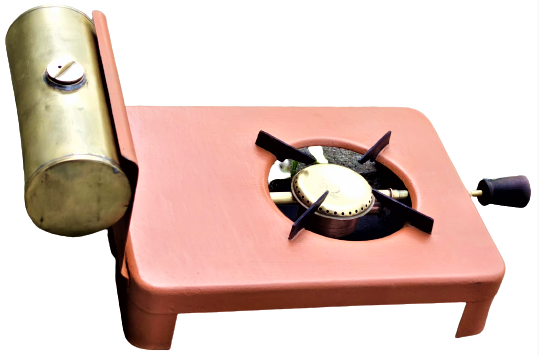 1950 GERMANY DİNA CLASSİC CAMP OİL GAZ OCAGI METAL GÖVDE SARI PİRİNC DEPO İSPİRTO OCAGI SORUNSUZ EKSİKSİZ KOLEKSİYON PARCASI