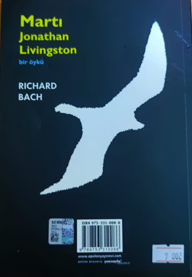 MARTI JONATHAN LIVINGSTON RICHARD BACH  KADER AY DEMİREĞEN EPSİLON  2016