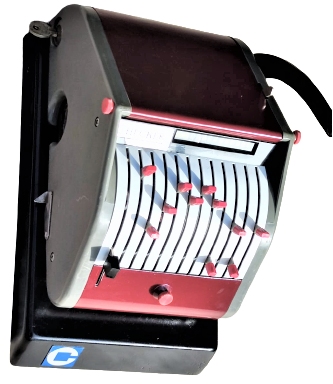 1925 SYSTEMA & CHECKER A Ş COPENHAGENT MEKTUP POSTA ZARF İŞARETLEME FİYATLANDIRMA PTT KOLLU MEKANİK MAKİNE