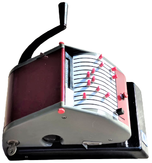 1925 SYSTEMA & CHECKER A Ş COPENHAGENT MEKTUP POSTA ZARF İŞARETLEME FİYATLANDIRMA PTT KOLLU MEKANİK MAKİNE