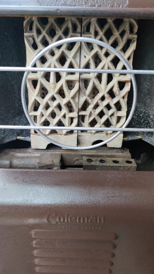 1920 ANTİQUES COLEMAN MADE IN CANADA PUMP GAZ HEATER POMPALI SOBA İSITICI EMAYE PİRİNC KAZAN DEPOLU