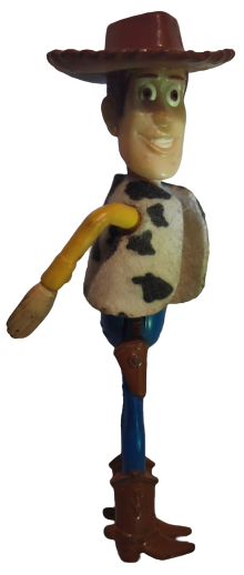 WOODY MCDONALDS HAPPY MEAL  2000 TOY STORY  JOUET WOODY OYUNCAK KOLLAR HAREKETLİ