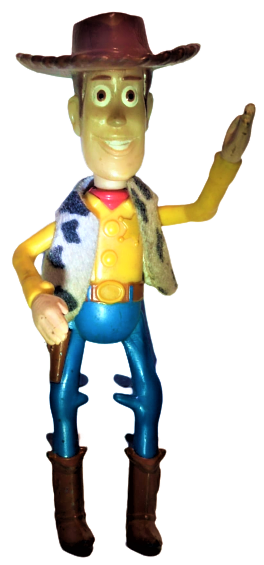WOODY MCDONALDS HAPPY MEAL  2000 TOY STORY  JOUET WOODY OYUNCAK KOLLAR HAREKETLİ