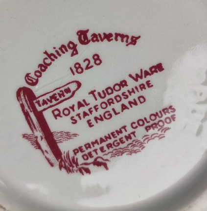 1960 ROYAL TUDOR WARE STAFFORDSHİRE ENGLAND PORSELEN KAPAKLI CAYDANLIK 