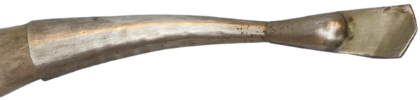 BOYNUZ PİRİNC ÜZERİ İŞLİ DEKORATİF BOYNUZ AGIZ KISMI PİRİNC UC KISMI KUŞ GAGASI KADEH AVCI VE ŞAVAŞCILARA ÖZEL YAPIM