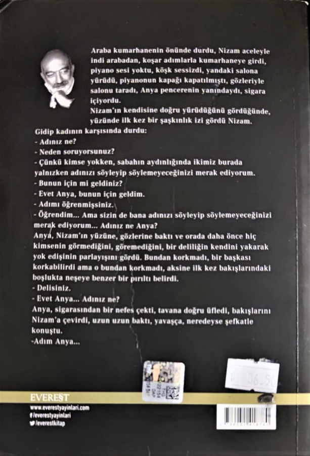 ÖLMEK KOLAYDIR SEVMEKTEN AHMET ALTAN KARTON KAPAK 573 SAYFA 19X13 CM