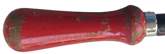 1950 AHŞAP TUTMA YERLİ KROM CELİK CARK VE 8 MM CAPLI MEMBRANLI MEKANİK EL MATKA MADE IN GERMANY