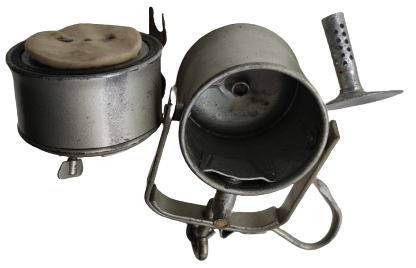 1950 MADENCİ KARPİT LAMBASI MADENDE KANCA KISMINDAN ASILARAK KULLANILAN ALMAN ÜRETİMİ