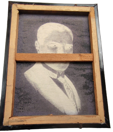 SÜMERBANK DOKUMA MUSTAFA KEMAL ATATÜRK FABRİKADA CALIŞAN USTA KİŞİ KENDİNE ÖZELOLARAK  DOKUMUSTUR BOYAMA DEGİDİR HER ŞEYİ İLE ÖZENLİ YAPILMIŞ