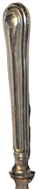 19 YUZYIL ENGLAND HA  EA  FA  EPA SİLVER PLATE  ATKİN BROTHERS SHEFFİELD SERVİS MAŞASI ÜZERİ KALEM İŞ TESTERE KESİM