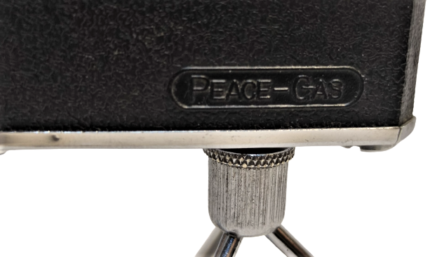 KKW PP 13449 MİNİ TRİPOT AYAKLI OBJEKTİFLİ FOTOĞRAF MAKİNESİ ŞEKLİNDE MEKANİK TAŞLI GAZLI CAKMAK LİGHTER JAPAN 1948