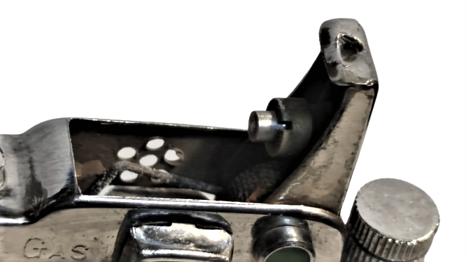 KKW PP 13449 MİNİ TRİPOT AYAKLI OBJEKTİFLİ FOTOĞRAF MAKİNESİ ŞEKLİNDE MEKANİK TAŞLI GAZLI CAKMAK LİGHTER JAPAN 1948