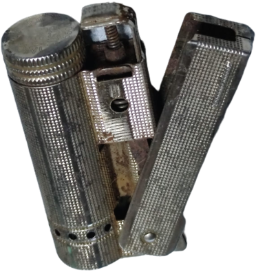 İMCO JUNIOR VIENNA AUSTRIA 6600 MODEL LİGHTER MEKANİK BENZİN VE TAŞLI  METAL ORJİNAL MUHTAR CAKMAGI