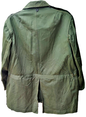 1960 YARBAY RUTBELİ  ASKER PARKASI HAKİ RENKDE CEPLER ACIK SİLAHI KOLAY TUTMASI İÇİN RÜTBELER KOMPLE METALDİR 