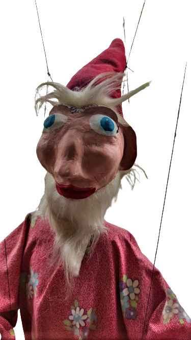 KEMAL SUNALIN OYNADIGI SÜT KARDEŞLER FİLMİNDE KULLANILAN GÜL YABANİ KUKLASI ELLE OYNATILAN EL YAPIM 1 METRE BOYUNDA 