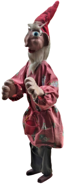 KEMAL SUNALIN OYNADIGI SÜT KARDEŞLER FİLMİNDE KULLANILAN GÜL YABANİ KUKLASI ELLE OYNATILAN EL YAPIM 1 METRE BOYUNDA 