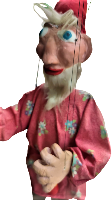 KEMAL SUNALIN OYNADIGI SÜT KARDEŞLER FİLMİNDE KULLANILAN GÜL YABANİ KUKLASI ELLE OYNATILAN EL YAPIM 1 METRE BOYUNDA 