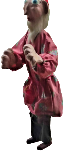 KEMAL SUNALIN OYNADIGI SÜT KARDEŞLER FİLMİNDE KULLANILAN GÜL YABANİ KUKLASI ELLE OYNATILAN EL YAPIM 1 METRE BOYUNDA 