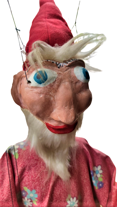 KEMAL SUNALIN OYNADIGI SÜT KARDEŞLER FİLMİNDE KULLANILAN GÜL YABANİ KUKLASI ELLE OYNATILAN EL YAPIM 1 METRE BOYUNDA 